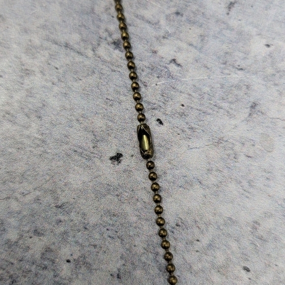 New Handmade | Yellow & Pink Floral Fabric Button Necklace. - Picture 3 of 3